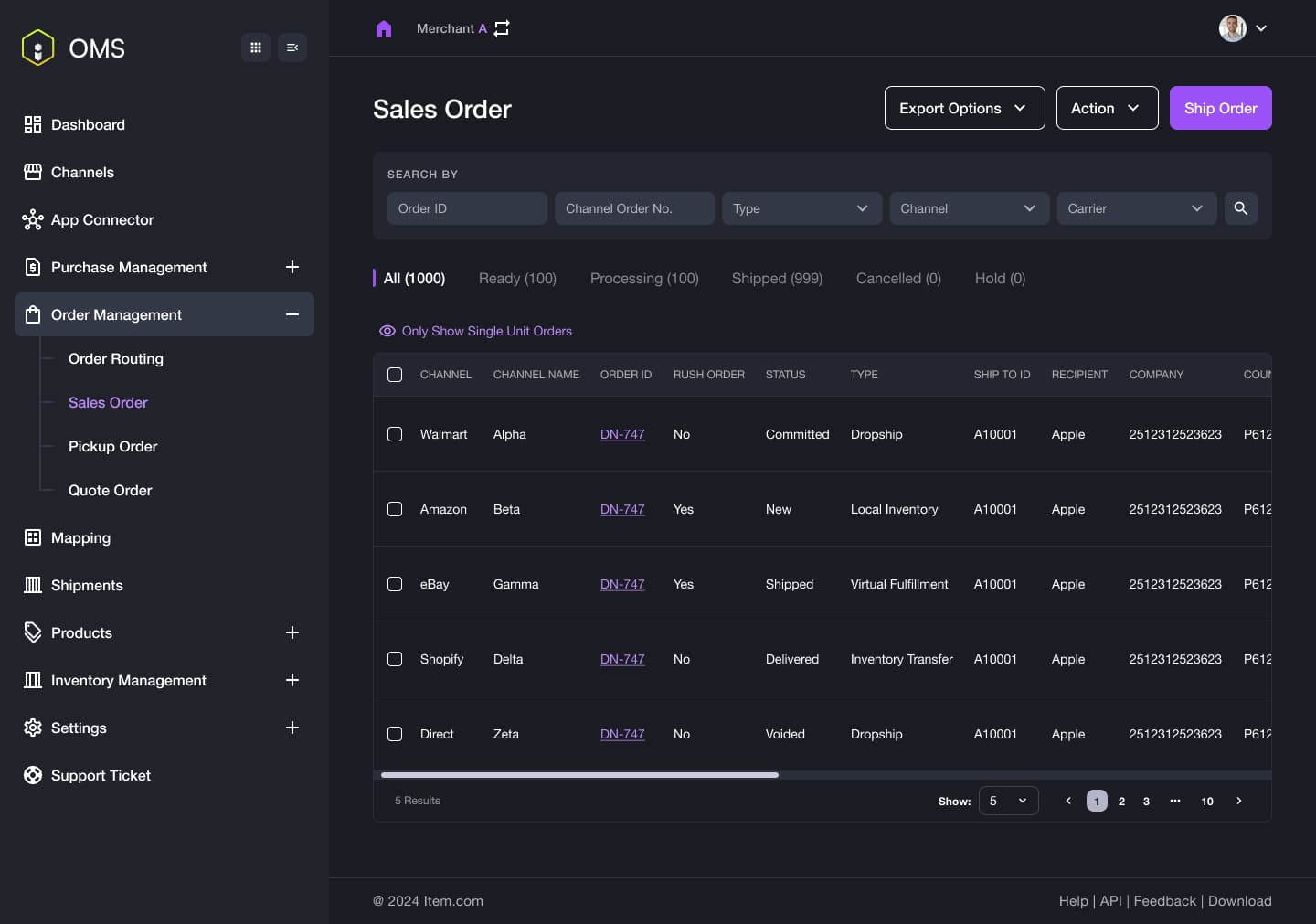 App screenshot